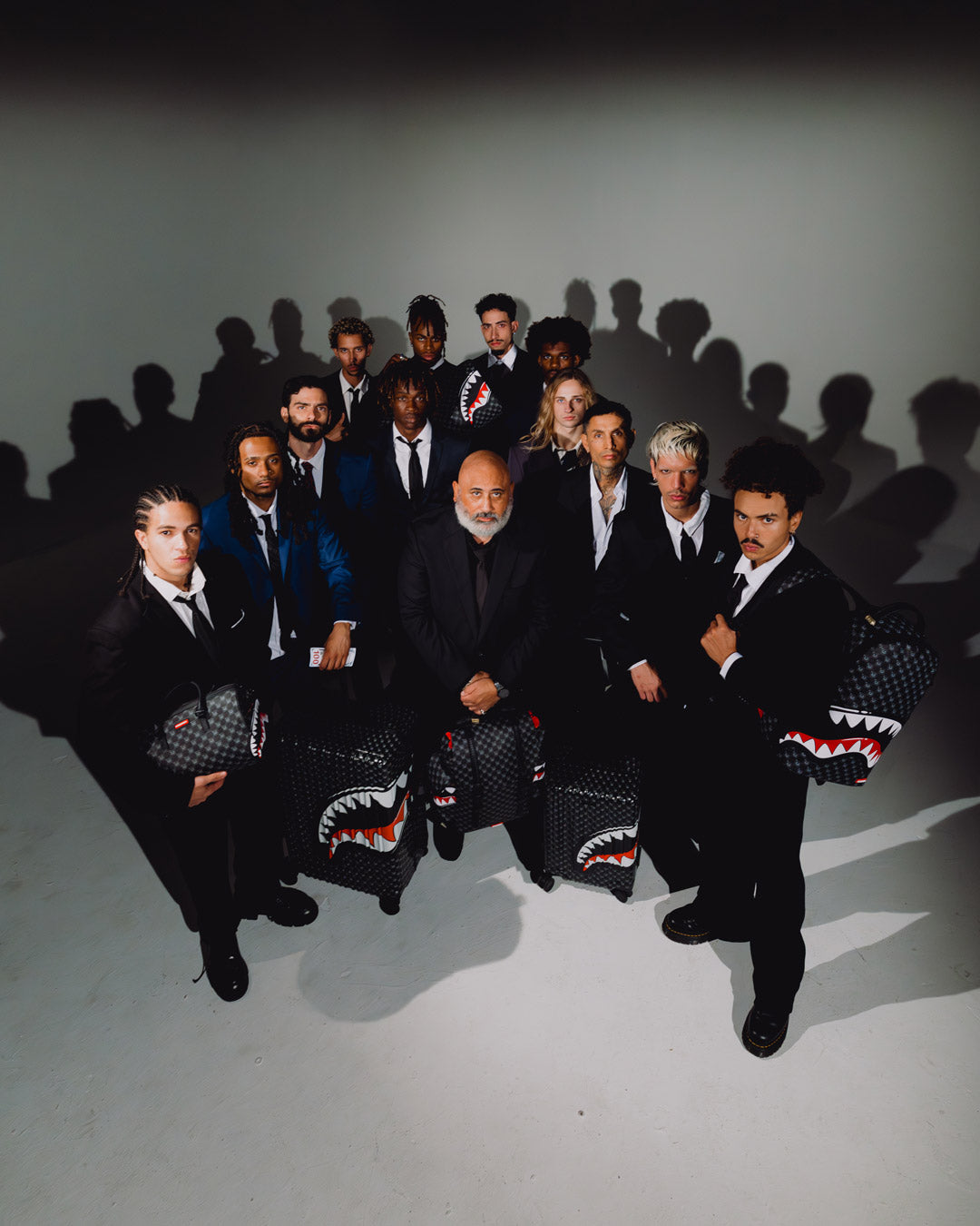Zaino Sharks In Paris WTF Bubbly Black Check