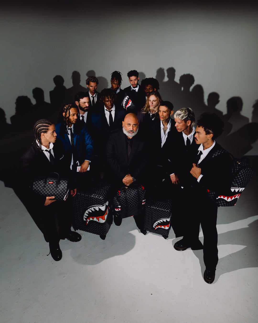 Zaino Sharks In Paris WTF Bubbly Black Check