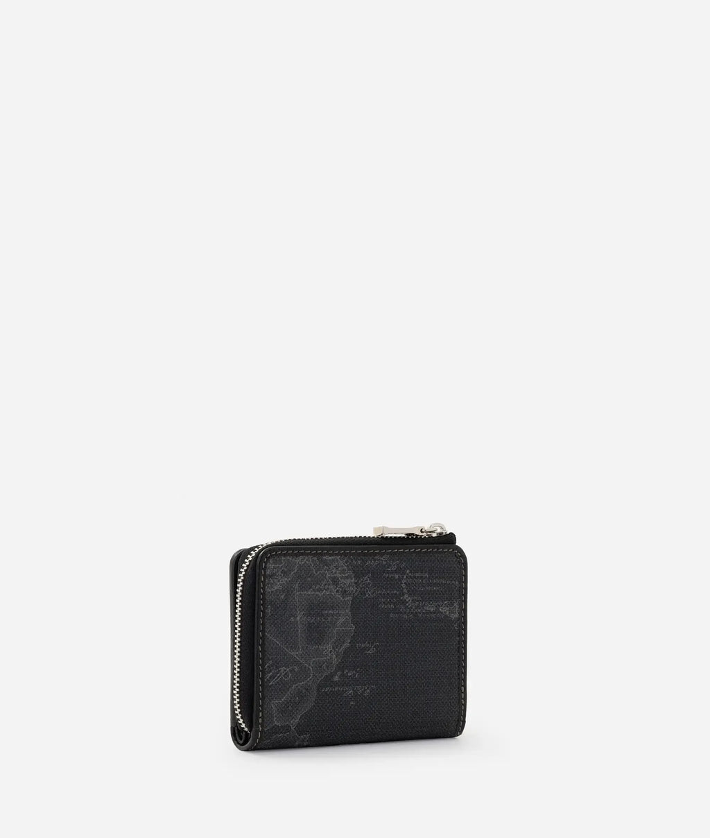Portafoglio Zip Around Piccolo Geo Black