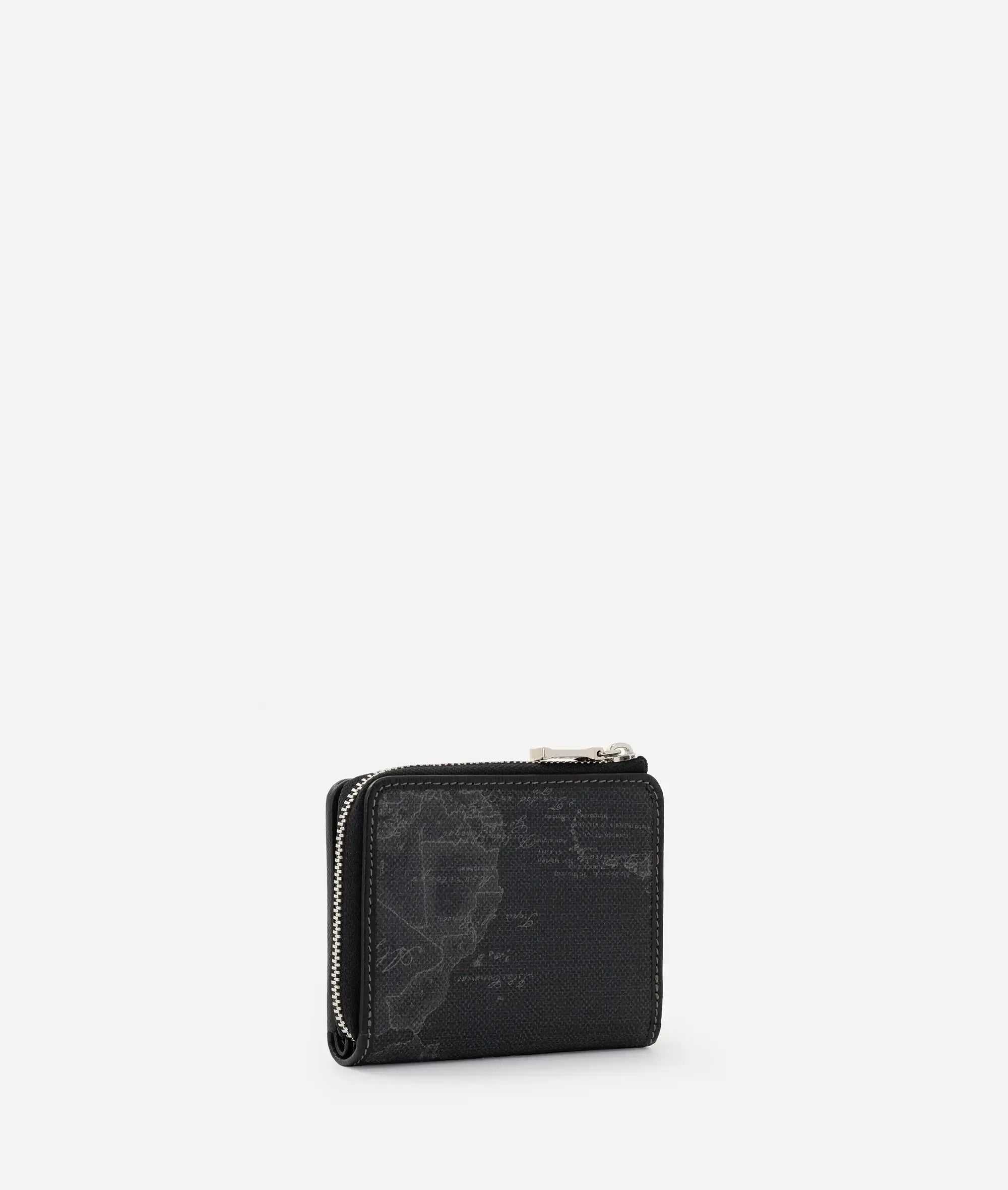Portafoglio Zip Around Piccolo Geo Black