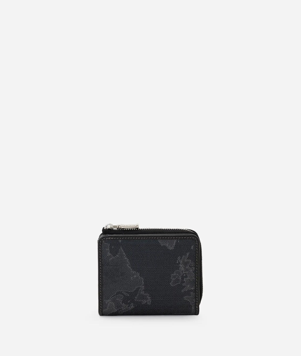 Portafoglio Zip Around Piccolo Geo Black