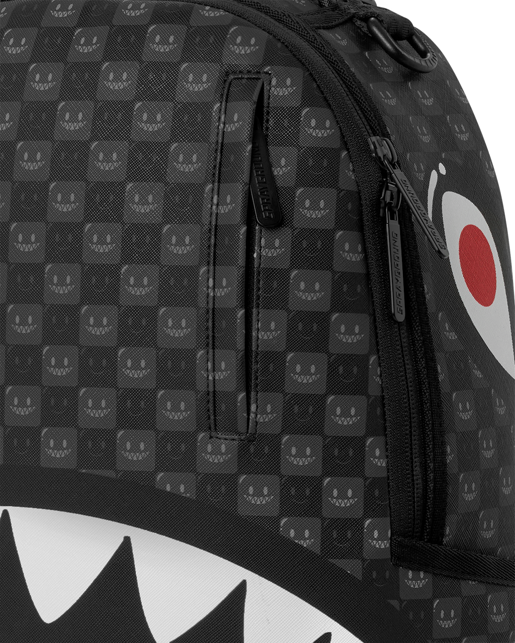 Zaino Sharks In Paris WTF Bubbly Black Check