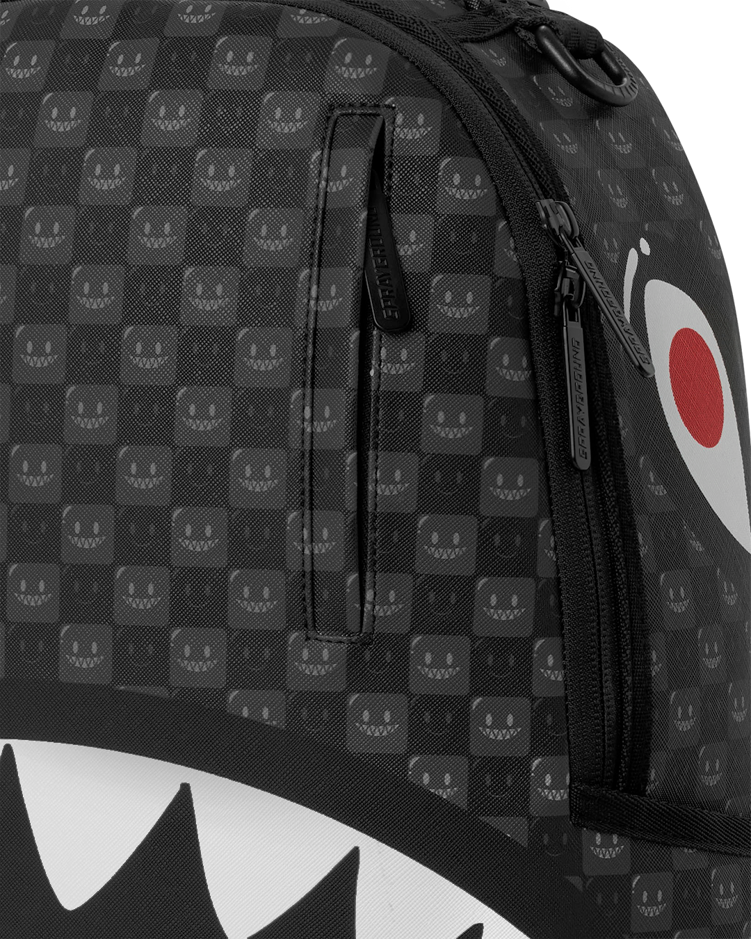 Zaino Sharks In Paris WTF Bubbly Black Check
