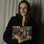 ANNA PABLO - Pochette in pelle & tessuto - Limited Edition - MIDMAIND™ | BRAND