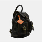 BACK FLORENCE - Zaino in vero cuoio pieno fiore Fiorentino - TESTA DI MORO - MIDMAIND™ | BRAND