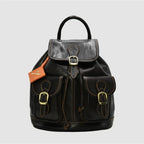 BACK FLORENCE - Zaino in vero cuoio pieno fiore Fiorentino - TESTA DI MORO - MIDMAIND™ | BRAND