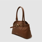 BOLD - Borsa a spalla in Pelle Sauvage - Cuoio - MIDMAIND™ | BRAND