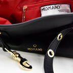 BOLD - Borsa a spalla in Pelle Sauvage - Nero - MIDMAIND™ | BRAND