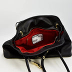 BOLD - Borsa a spalla in Pelle Sauvage - Nero - MIDMAIND™ | BRAND