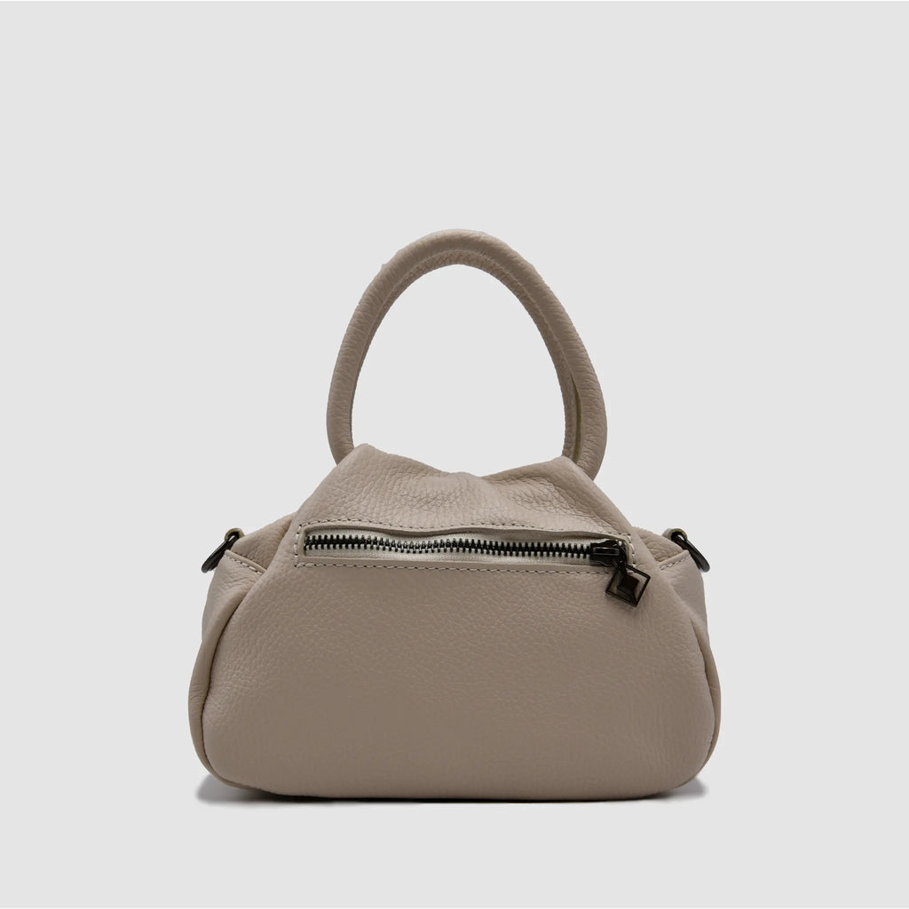 Borsa a Mano Compatta in Pelle | PETITE S