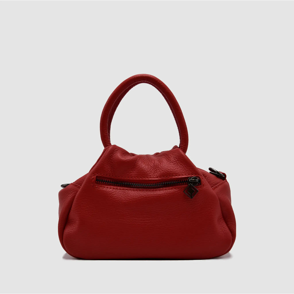 Borsa a Mano Compatta in Pelle | PETITE S