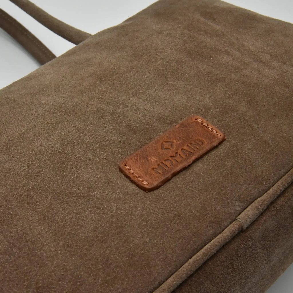 Borsa a Spalla in Pelle Suede | SKIN S - MIDMAIND™ | BRAND