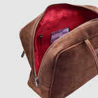 Borsa a Spalla Media in Pelle Suede | SKIN M