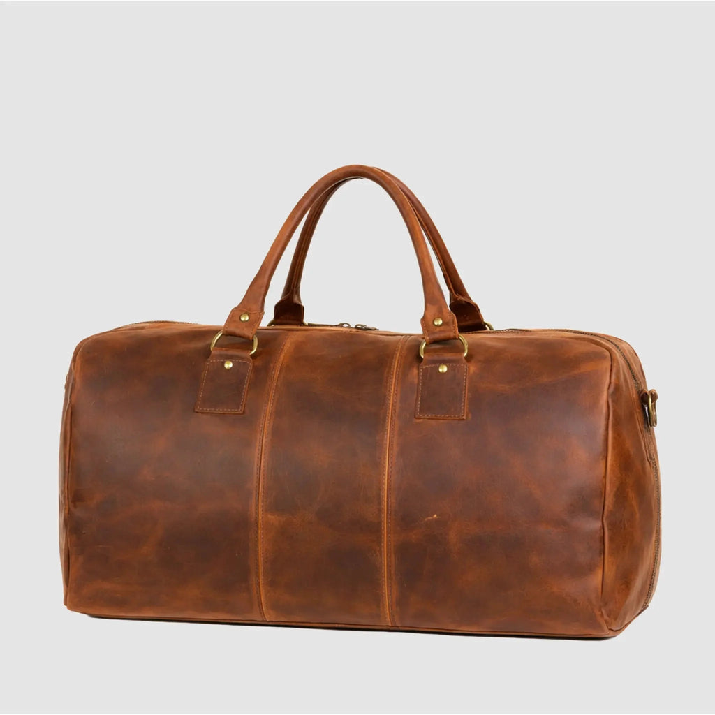 Borsone da Viaggio Grande in Vera Pelle Made in Italy | MONEY BAG L - MIDMAIND™ | BRAND