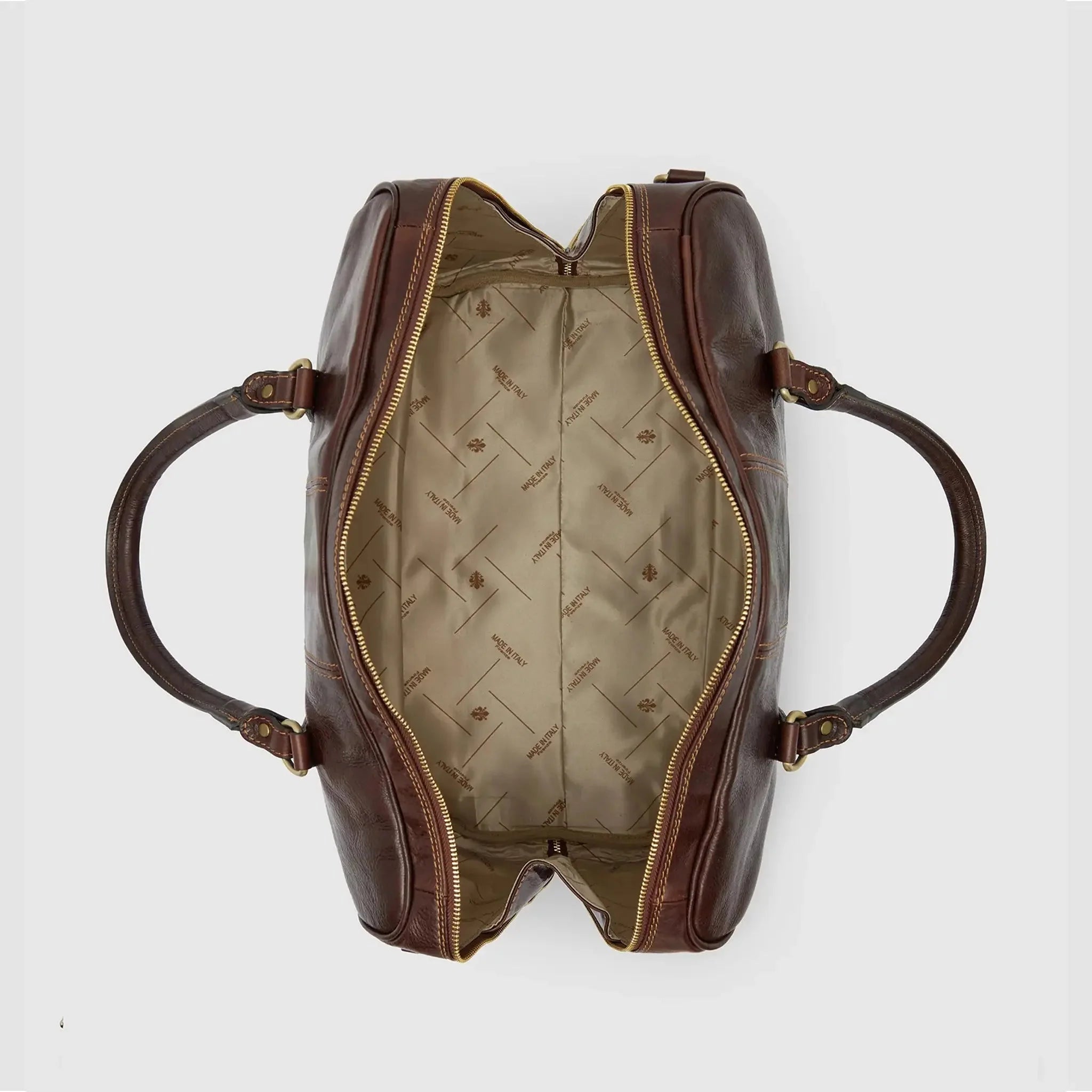 Borsone da Viaggio Medio in Vera Pelle Made in Italy | MONEY BAG M - MIDMAIND™ | BRAND