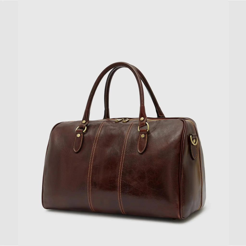 Borsone da Viaggio Medio in Vera Pelle Made in Italy | MONEY BAG M - MIDMAIND™ | BRAND