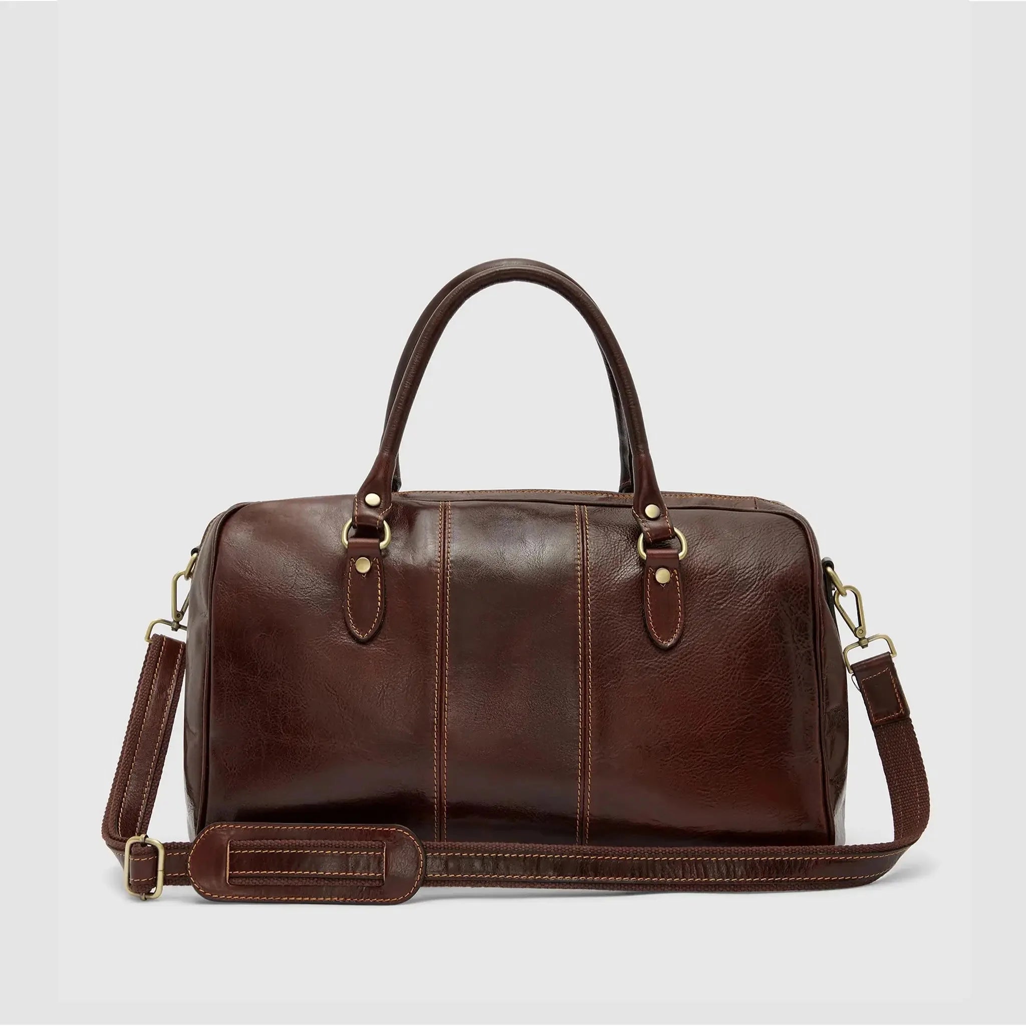 Borsone da Viaggio Medio in Vera Pelle Made in Italy | MONEY BAG M - MIDMAIND™ | BRAND