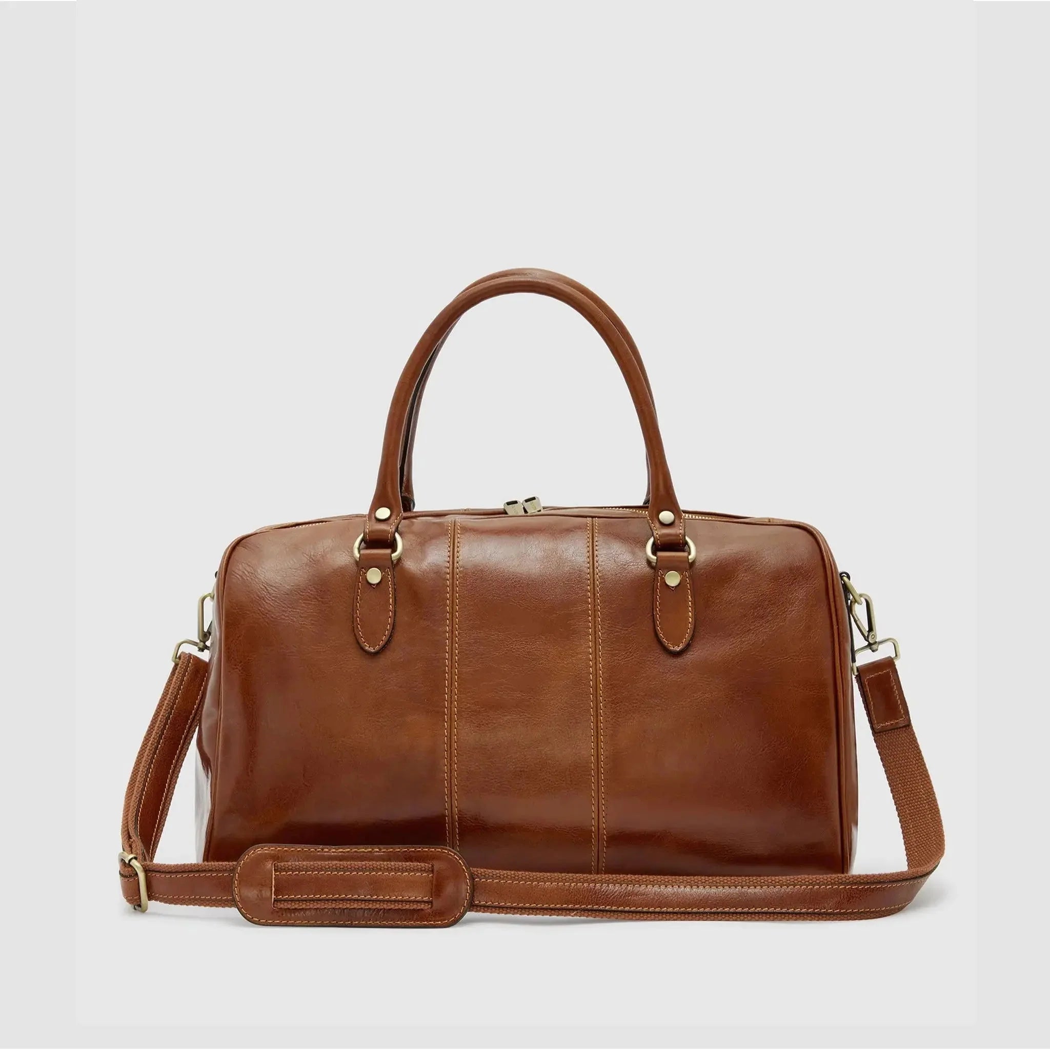 Borsone da Viaggio Medio in Vera Pelle Made in Italy | MONEY BAG M - MIDMAIND™ | BRAND