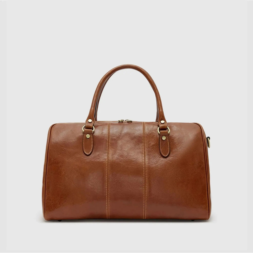 Borsone da Viaggio Medio in Vera Pelle Made in Italy | MONEY BAG M - MIDMAIND™ | BRAND
