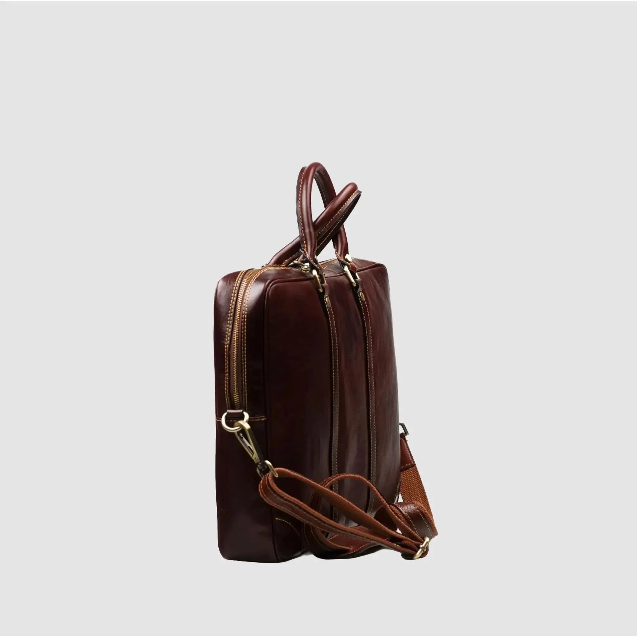 Cartella da Lavoro in Cuoio Pieno Fiore Made in Italy | BUSINESS FOLDER - MIDMAIND™ | BRAND