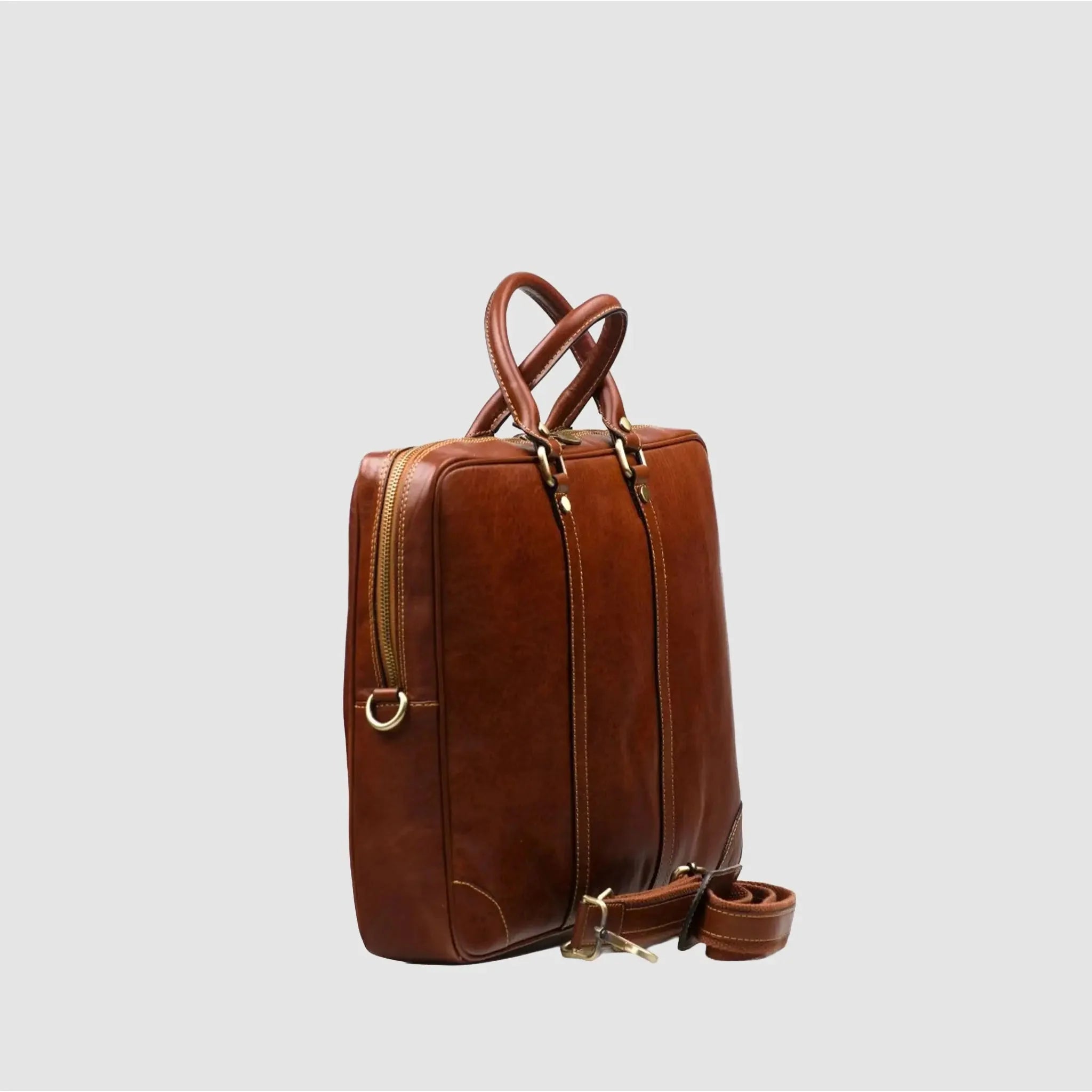 Cartella da Lavoro in Cuoio Pieno Fiore Made in Italy | BUSINESS FOLDER - MIDMAIND™ | BRAND