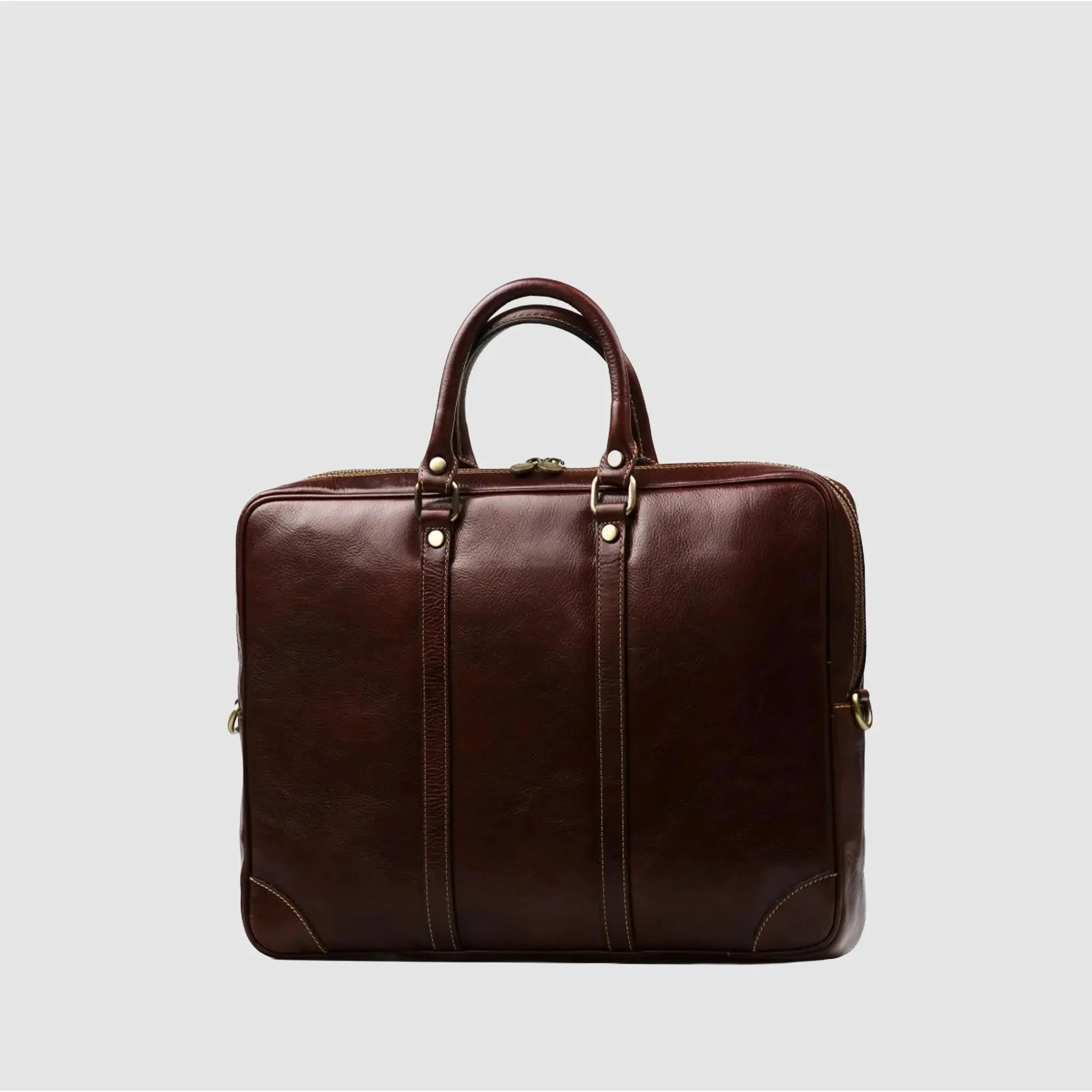 Cartella da Lavoro in Cuoio Pieno Fiore Made in Italy | BUSINESS FOLDER - MIDMAIND™ | BRAND