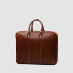 Cartella da Lavoro in Cuoio Pieno Fiore Made in Italy | BUSINESS FOLDER - MIDMAIND™ | BRAND