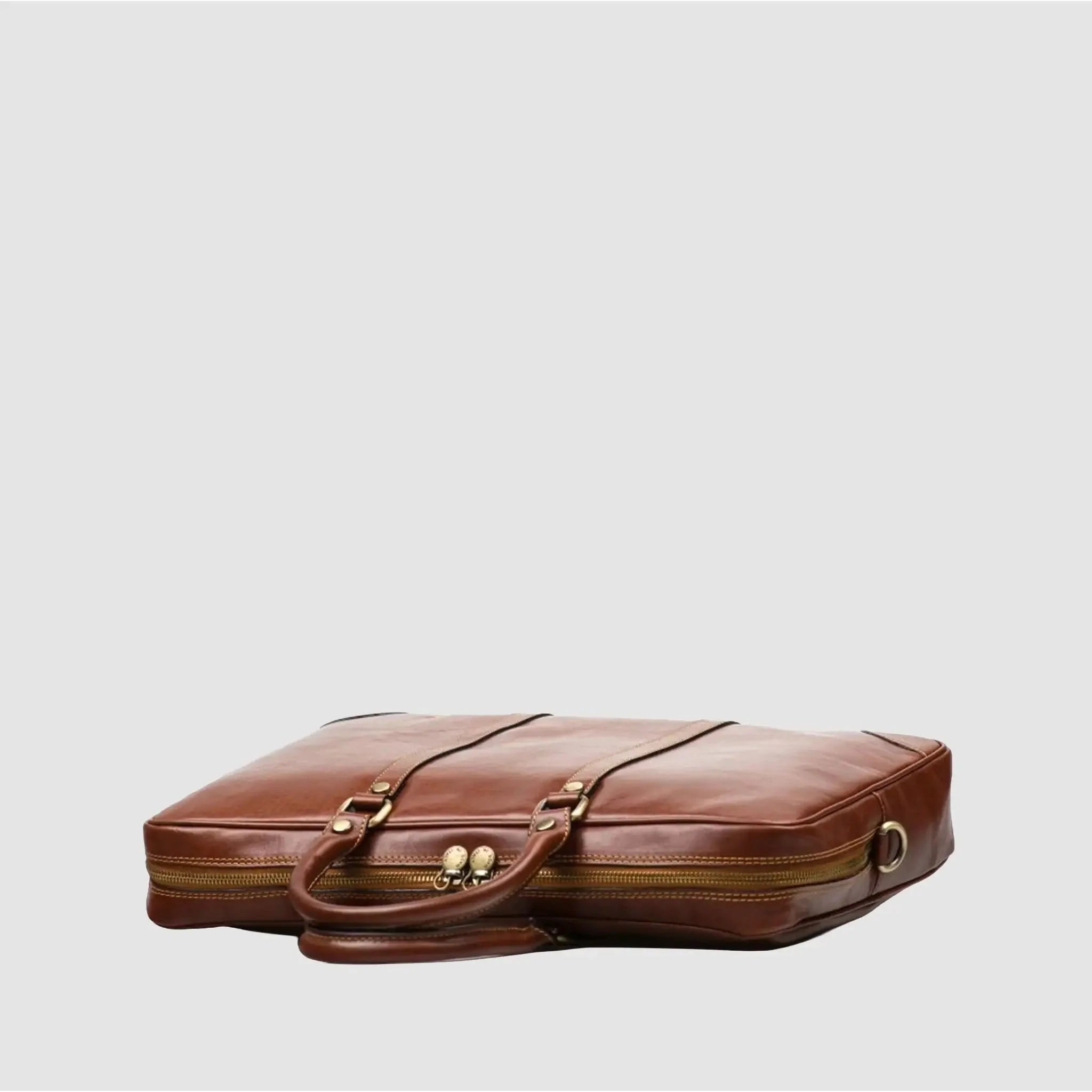 Cartella da Lavoro in Cuoio Pieno Fiore Made in Italy | BUSINESS FOLDER - MIDMAIND™ | BRAND