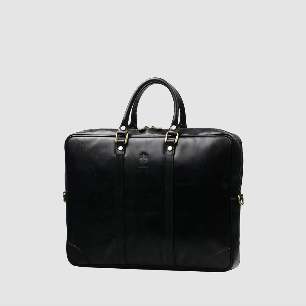 Cartella da Lavoro in Cuoio Pieno Fiore Made in Italy | BUSINESS FOLDER - MIDMAIND™ | BRAND