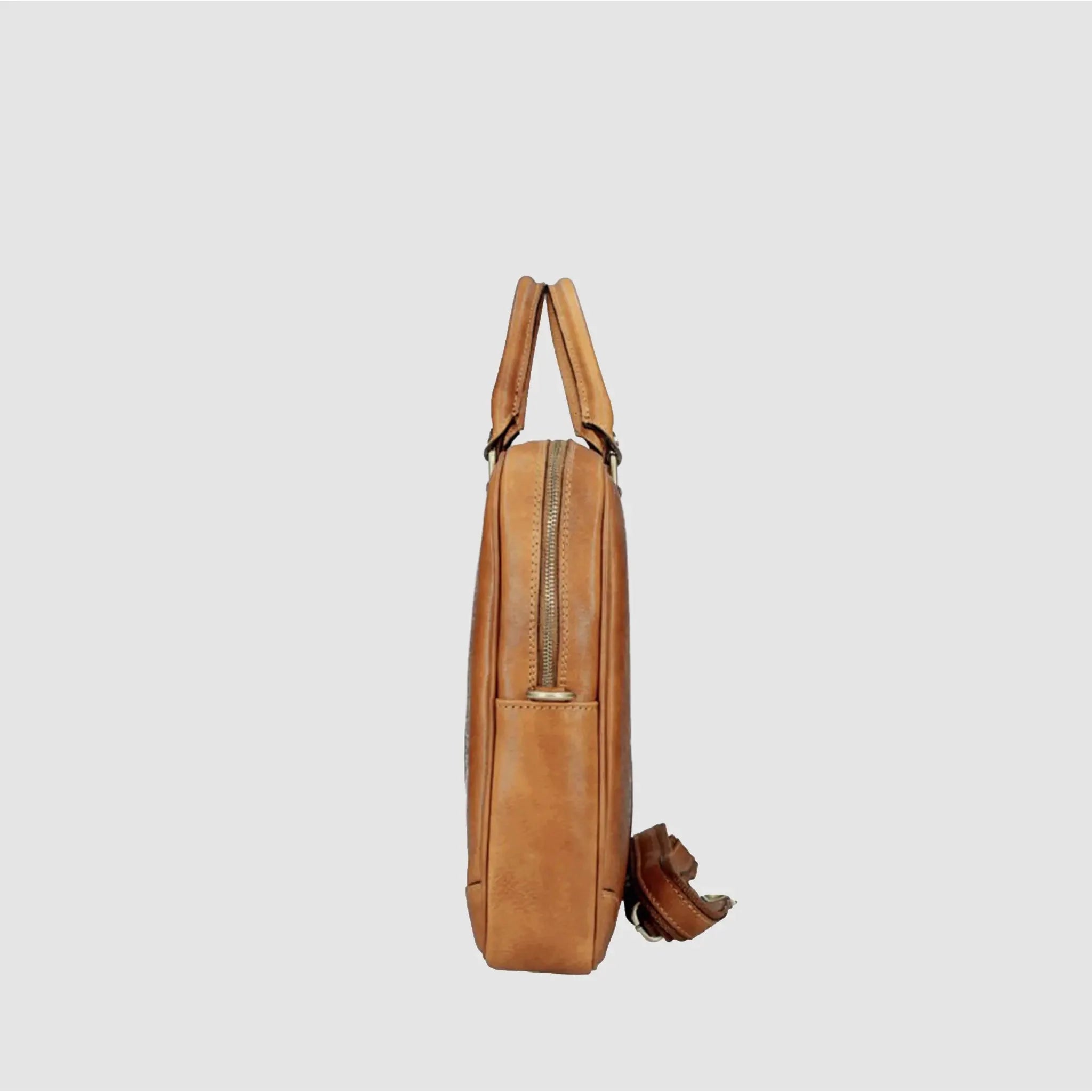 Cartella da Lavoro in Cuoio Pieno Fiore Made in Italy | BUSINESS FOLDER - MIDMAIND™ | BRAND