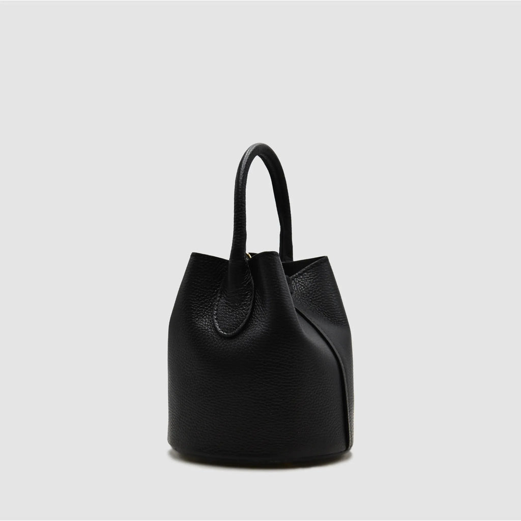 CLAP - Secchiello in Pelle - NERO - MIDMAIND™ | BRAND