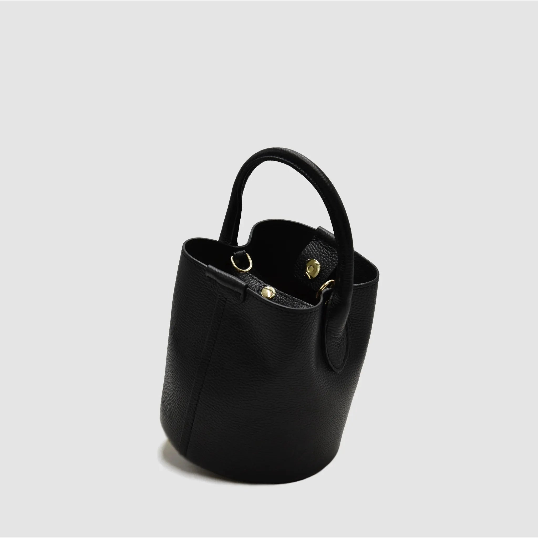 CLAP - Secchiello in Pelle - NERO - MIDMAIND™ | BRAND