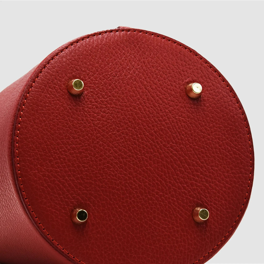CLAP - Secchiello in Pelle - ROSSO - MIDMAIND™ | BRAND