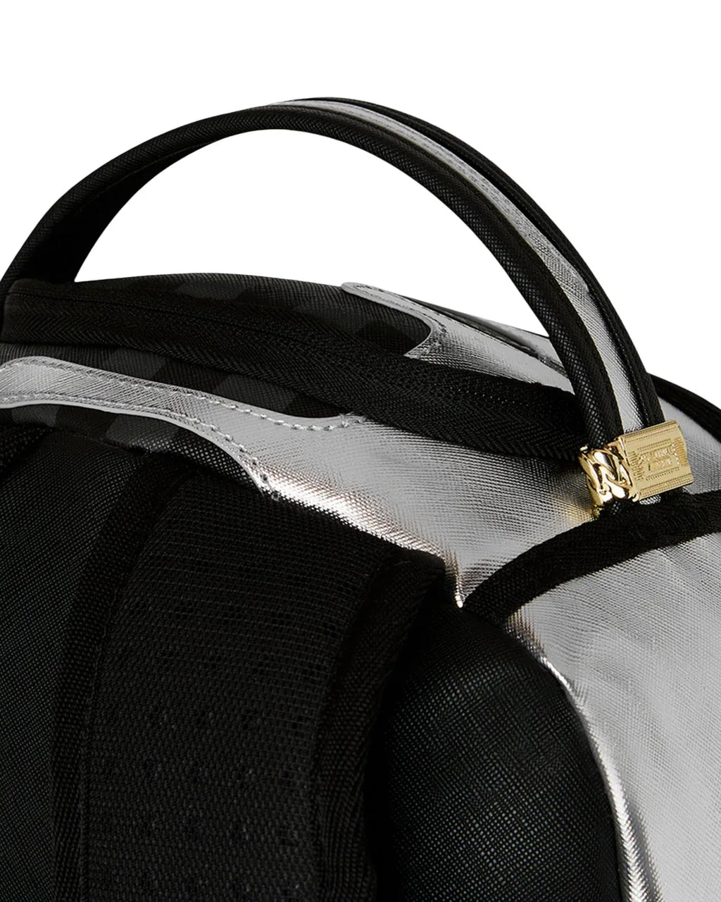 Zaino Silver Side Drip Black Check | DLXSV