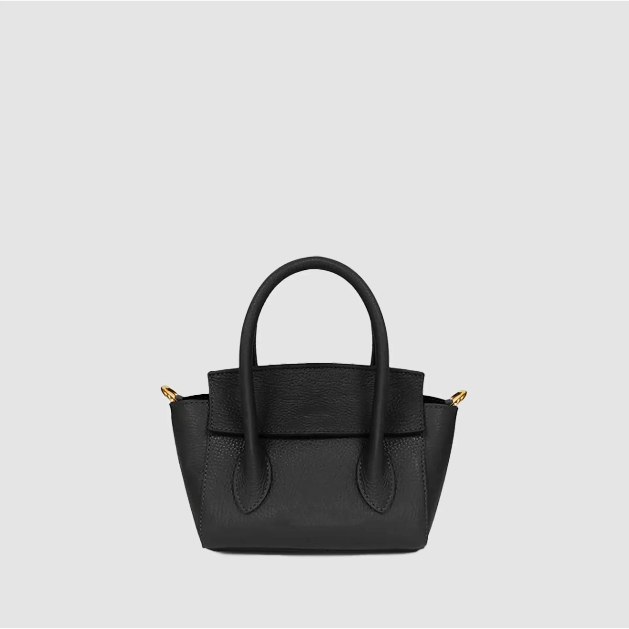 FLAKE - Borsa a mano in Pelle - NERO - MIDMAIND™ | BRAND