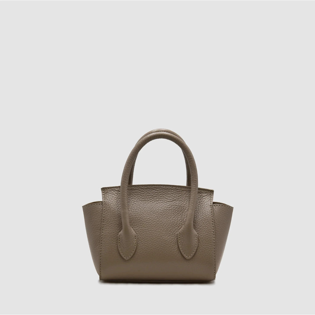 FLAKE - Borsa a mano in Pelle - TAUPE - MIDMAIND™ | BRAND