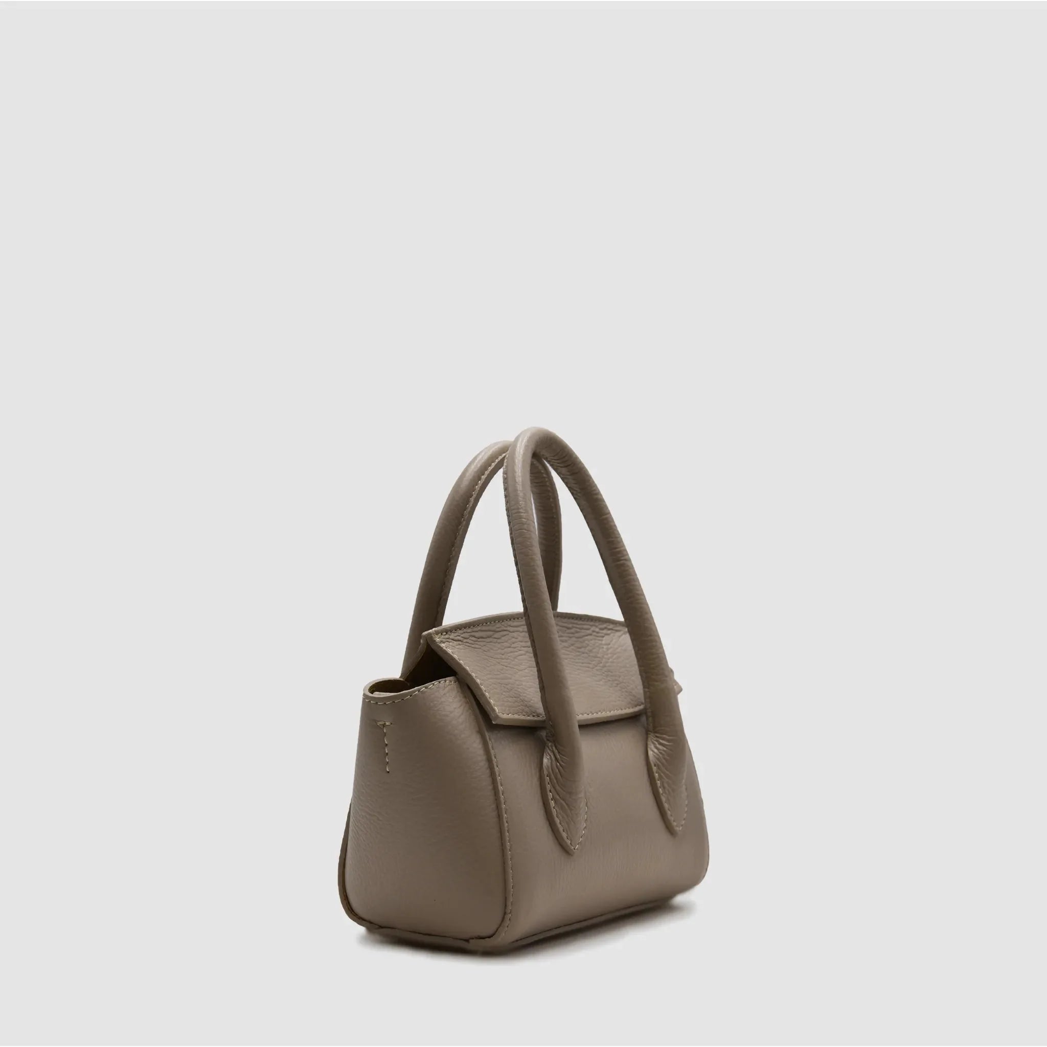 FLAKE - Borsa a mano in Pelle - TAUPE - MIDMAIND™ | BRAND