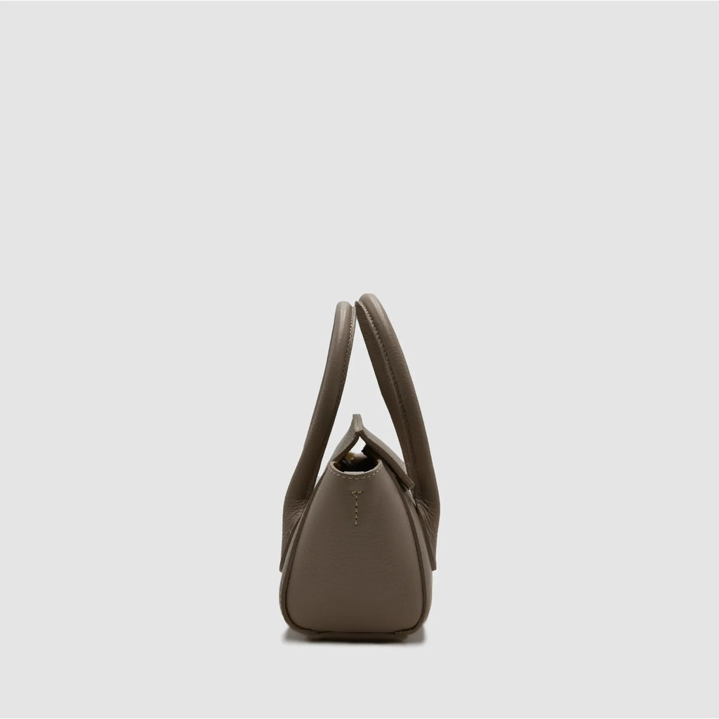FLAKE - Borsa a mano in Pelle - TAUPE - MIDMAIND™ | BRAND