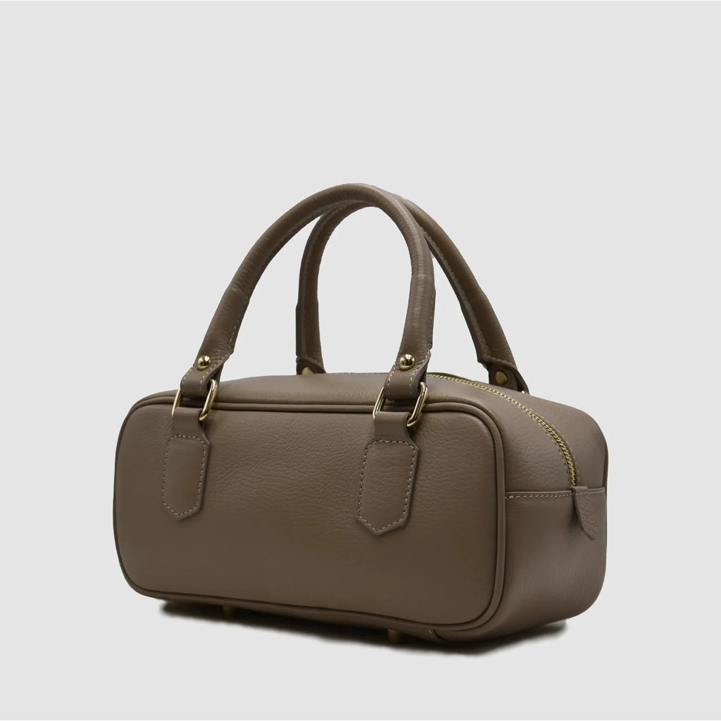 LULU - Bauletto in pelle - TAUPE - MIDMAIND™ | BRAND