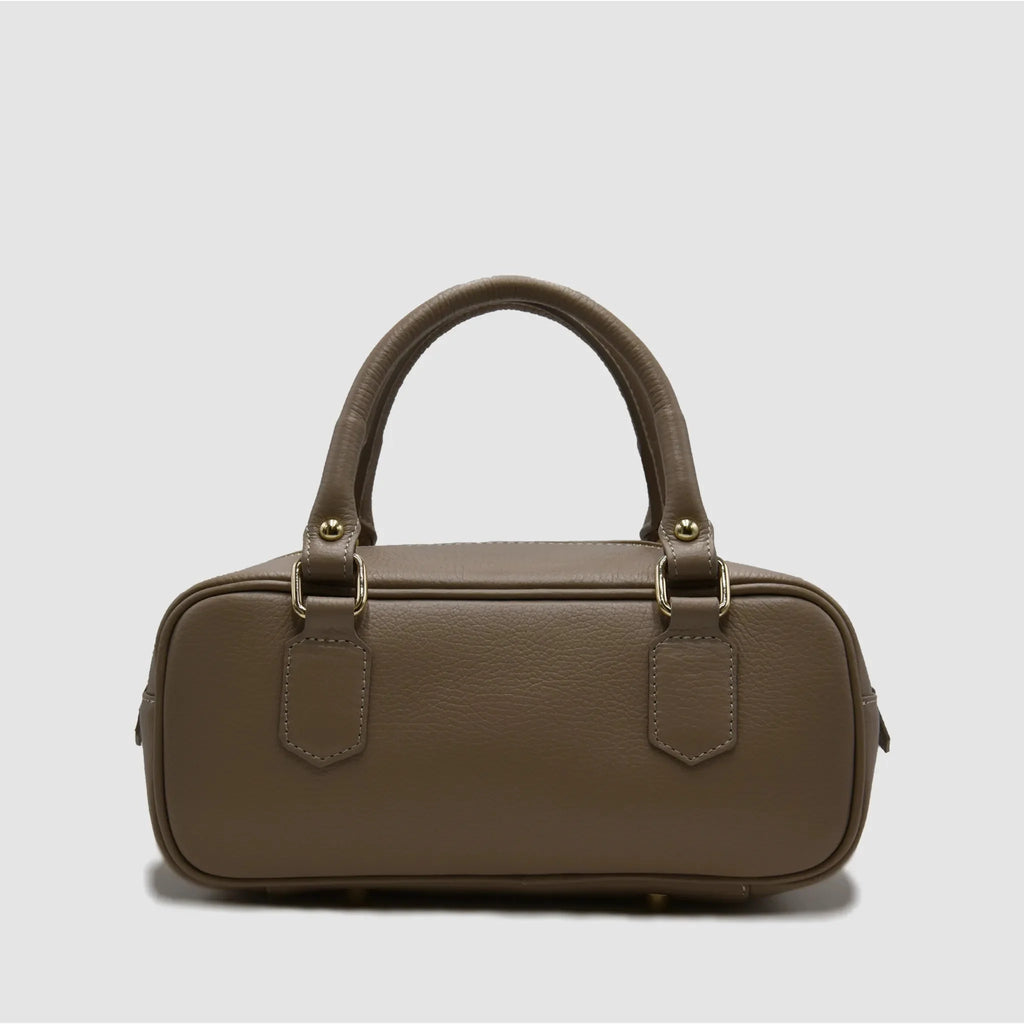 LULU - Bauletto in pelle - TAUPE - MIDMAIND™ | BRAND