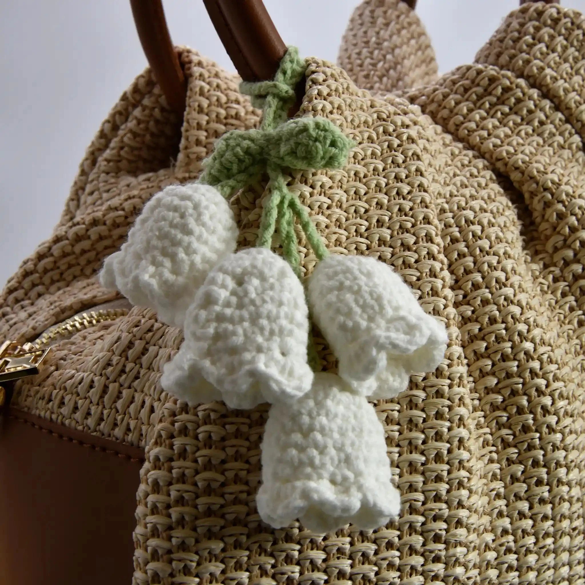 PETITE L - Borsa a mano in Rafia & Pelle Liscia - MIDMAIND™ | BRAND