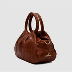 PETITE M - Borsa a mano in Pelle Cocco - CUOIO - MIDMAIND™ | BRAND
