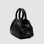 PETITE M - Borsa a mano in Pelle Cocco - NERO - MIDMAIND™ | BRAND
