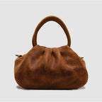 PETITE M - Borsa a mano in Pelle “Crazy Horse” Schiarente - MOCHA - MIDMAIND™ | BRAND