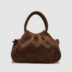 PETITE M - Borsa a mano in Pelle “Crazy Horse” Schiarente - WHISKEY - MIDMAIND™ | BRAND