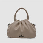 PETITE M - Borsa a mano in pelle martellata - CREMA - MIDMAIND™ | BRAND
