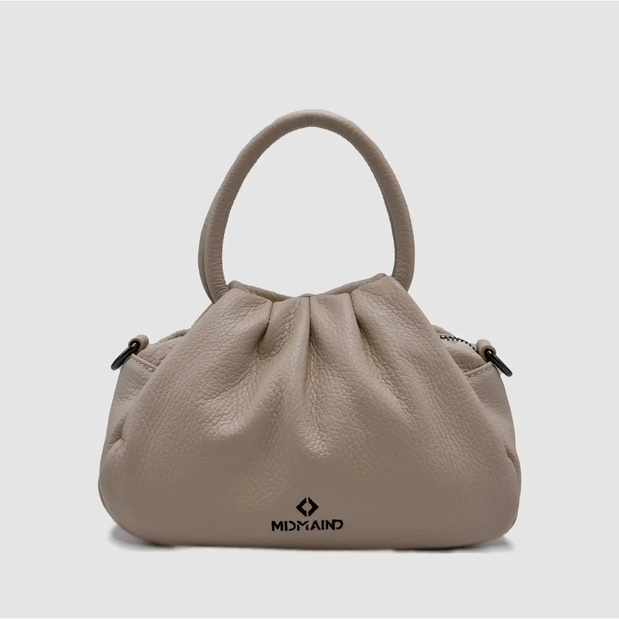 PETITE M - Borsa a mano in pelle martellata - CREMA - MIDMAIND™ | BRAND