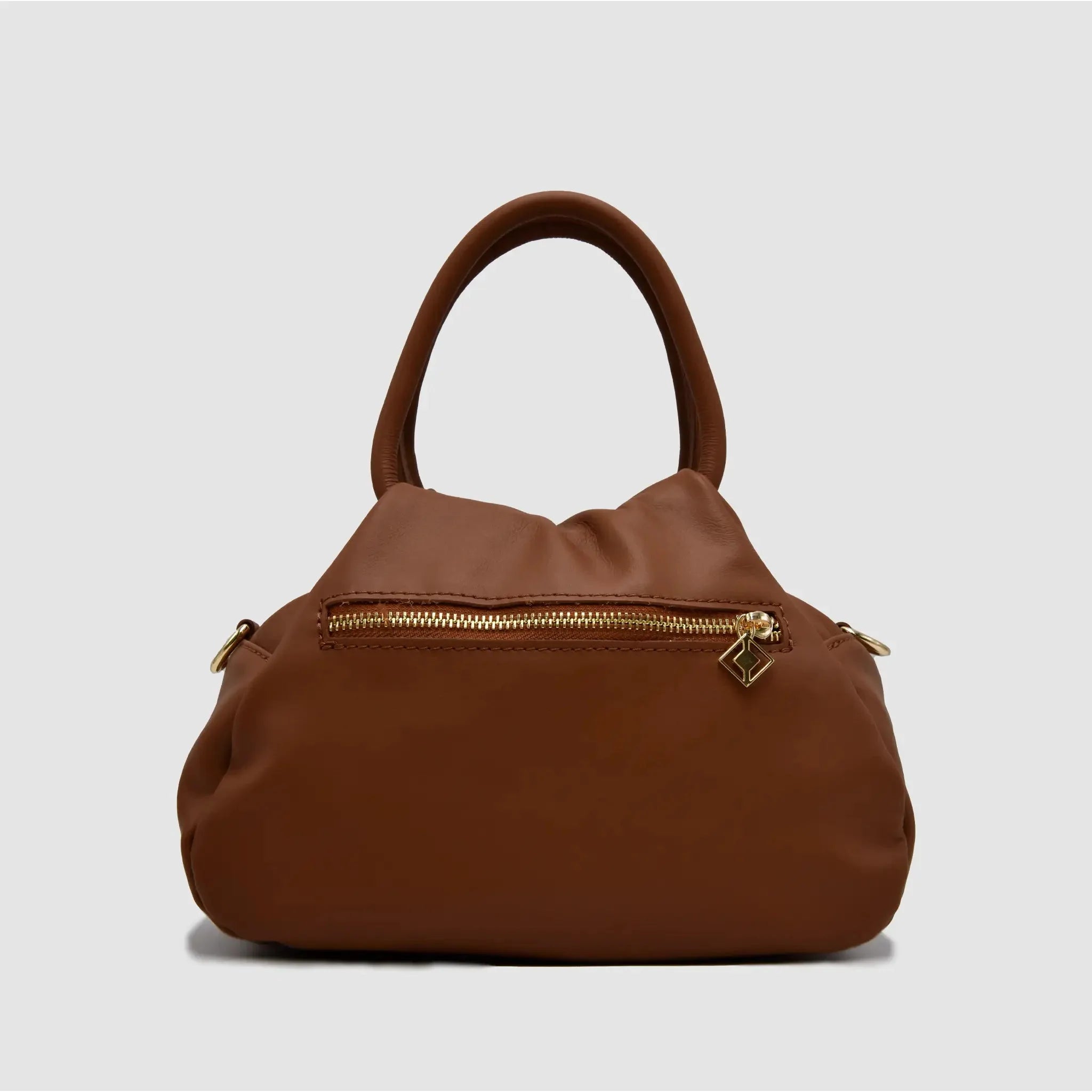 PETITE M - Borsa a mano in Pelle Sauvage - CUOIO - MIDMAIND™ | BRAND