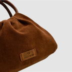 PETITE M - Borsa a mano in Pelle Suede - CANNELLA - MIDMAIND™ | BRAND