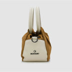 PETITE M NYLON - Borsa a mano in pelle & nylon SENAPE - Limited Edition - MIDMAIND™ | BRAND